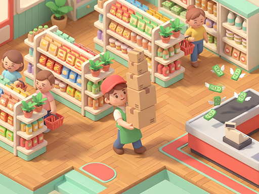 3D Supermarket Tycoon game card