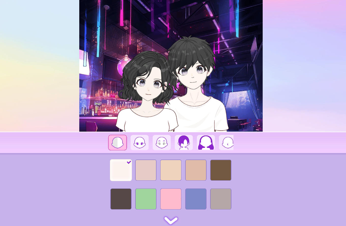 Anime Couple Avatar Maker: Character Customization