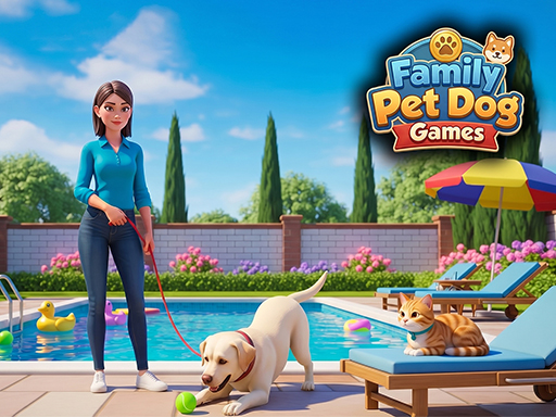 Family Pet Dog Games game card