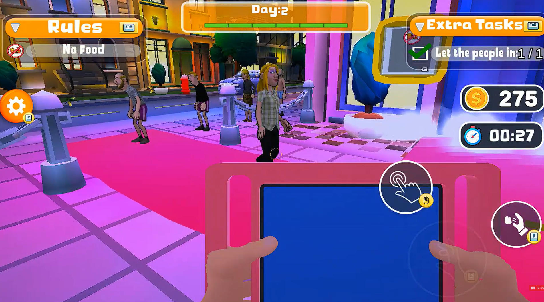 Night Club Security: Resource Management