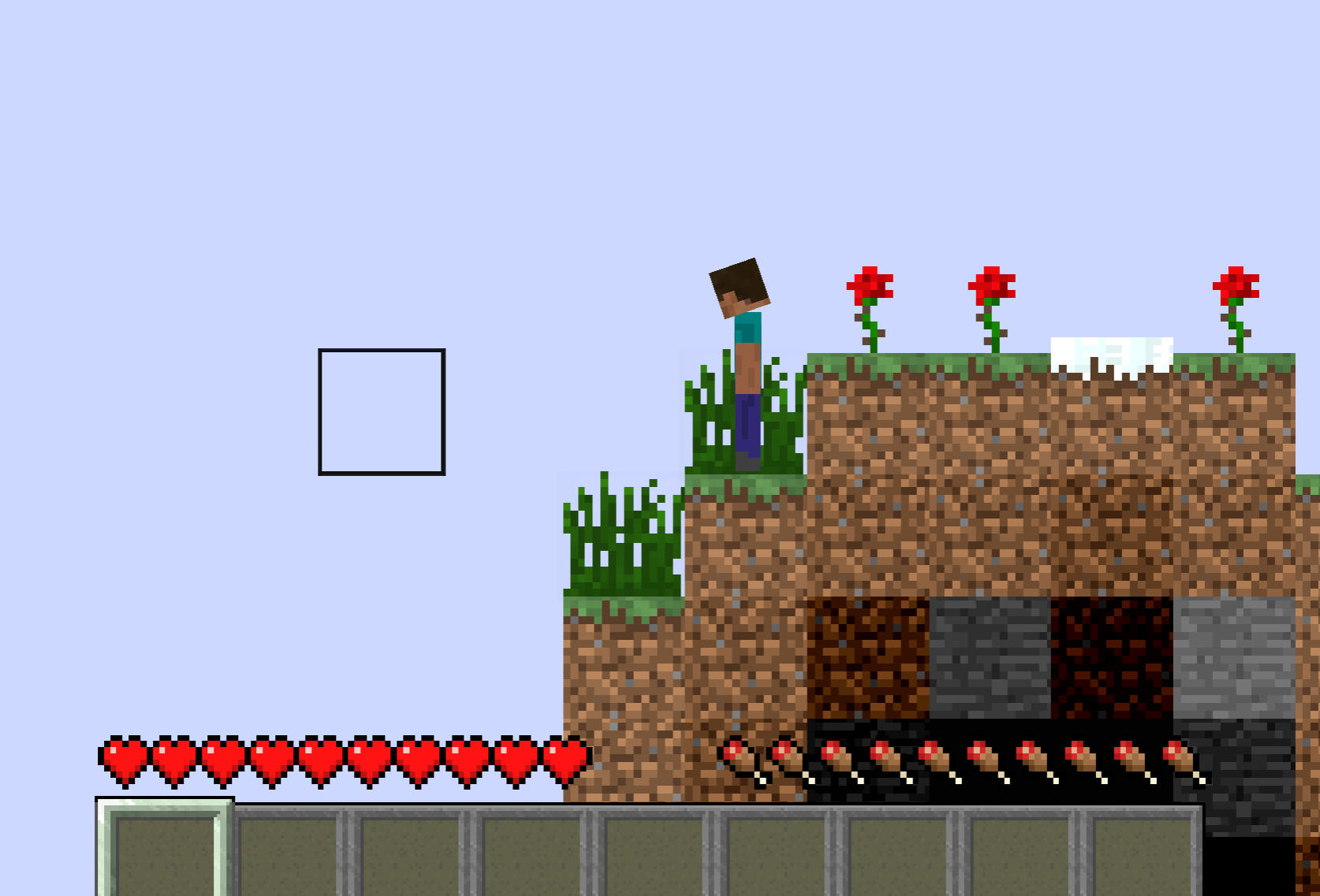 Paper Minecraft creative mode block building