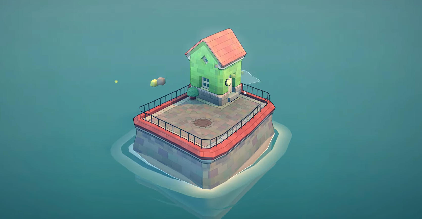 Townscaper colorful island town built on water
